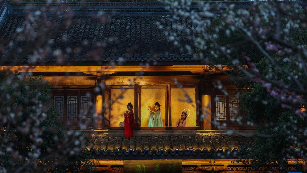 杭州賞梅勝地開(kāi)啟特色夜游賞梅活動(dòng)