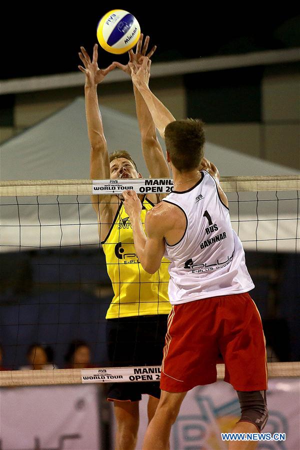 (SP)PHILIPPINES-MANILA-BEACH VOLLEYBALL-FIVB WORLD TOUR-MEN'S FINAL-GERMANY VS RUSSIA