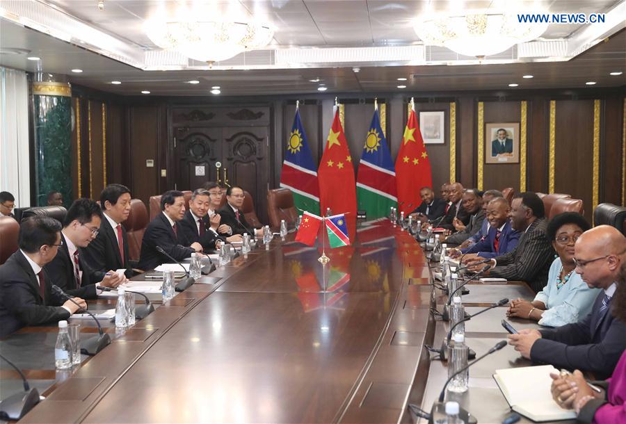 NAMIBIA-CHINA-LI ZHANSHU-VISIT