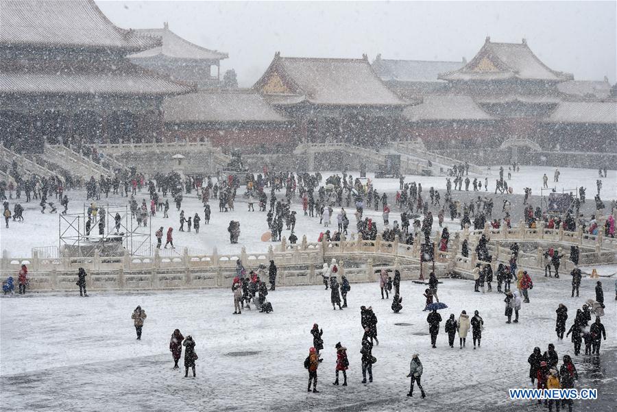(InPalaceMuseum)CHINA-BEIJING-PALACE MUSEUM-SNOW (CN)