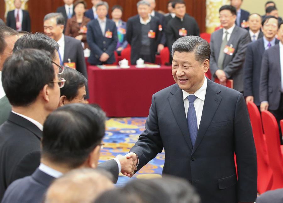 (TWO SESSIONS)CHINA-BEIJING-XI JINPING-CPPCC-JOINT PANEL DISCUSSION (CN)