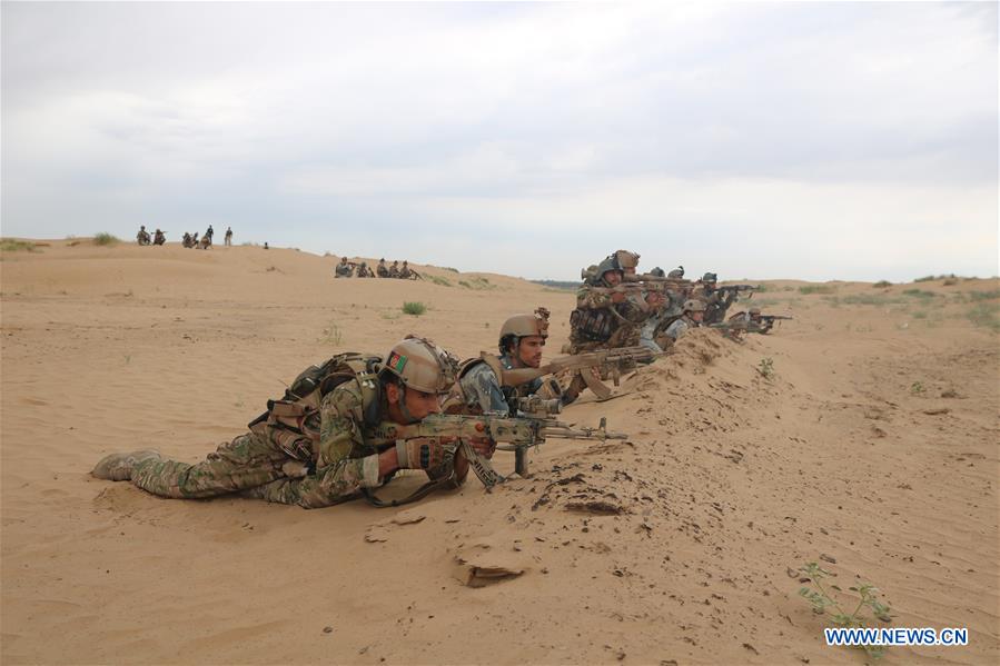 AFGHANISTAN-JAWZJAN-MILITARY-PATROL