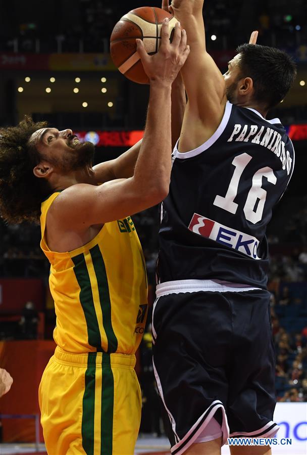 (SP)CHINA-NANJING-BASKETBALL-FIBA WORLD CUP-GROUP F-GREECE VS BRAZIL(CN)