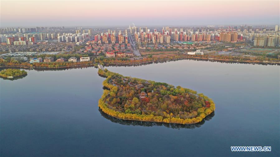 CHINA-HEBEI-TANGSHAN-NANHU PARK-EARLY WINTER SCENERY (CN)