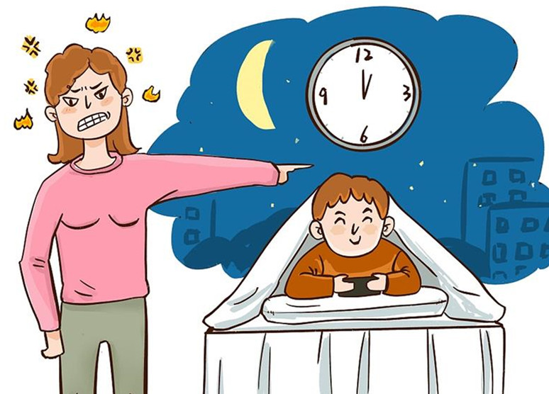 摸黑玩手機(jī)，小心晃出急性青光眼