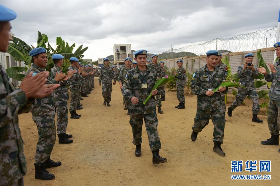 （國際）（1）中國駐南蘇丹維和步兵營受傷戰(zhàn)士姚道祥、吳樂重返戰(zhàn)位