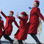 會(huì)場(chǎng)外的&ldquo;風(fēng)景線(xiàn)&rdquo;