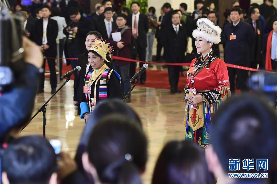 （兩會&middot;XHDW）（7）全國人大代表接受采訪