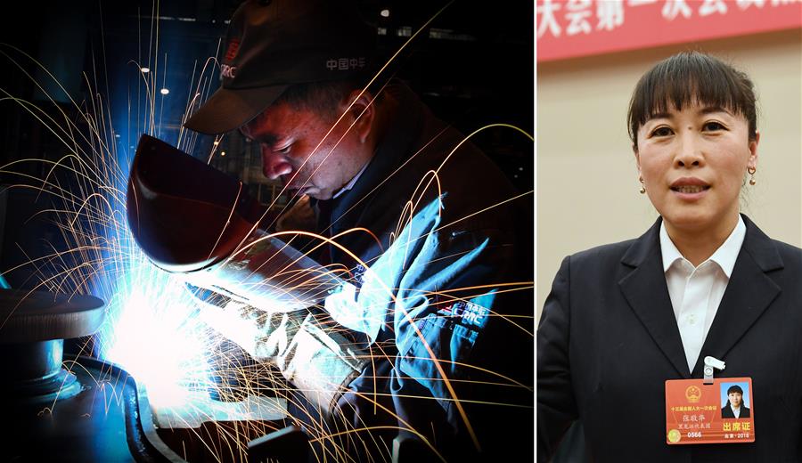 （兩會(huì)&middot;影像鏈接）全國人大代表張敬華：加大力度培養(yǎng)高級(jí)技術(shù)工人