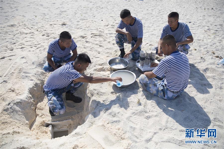 （壯麗70年&middot;奮斗新時(shí)代&middot;新華全媒頭條&middot;圖文互動(dòng)）（8）&ldquo;你在我的航程上，我在你的視線里&rdquo;&mdash;&mdash;走進(jìn)海軍西沙中建島官兵的五彩世界