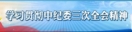 學(xué)習(xí)貫徹中紀委三次全會精神