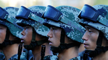 &ldquo;雁門關伏擊戰(zhàn)英雄連&rdquo;集結后演練