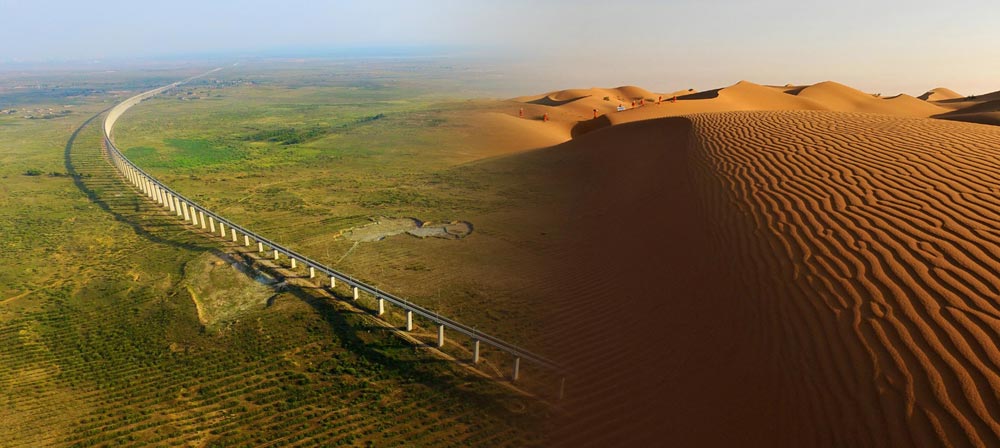 【高清圖集】&ldquo;昨日荒沙地，今日聚寶盆&rdquo;