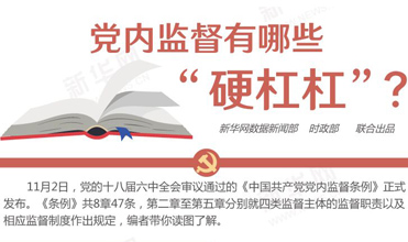 黨內(nèi)監(jiān)督有哪些&ldquo;硬杠杠&rdquo;？