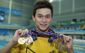 孫楊，六金一銀！