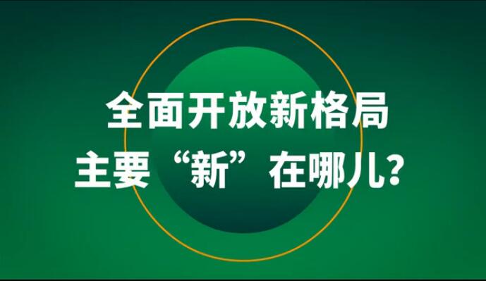 全面開(kāi)放新格局主要&ldquo;新&rdquo;在哪兒？