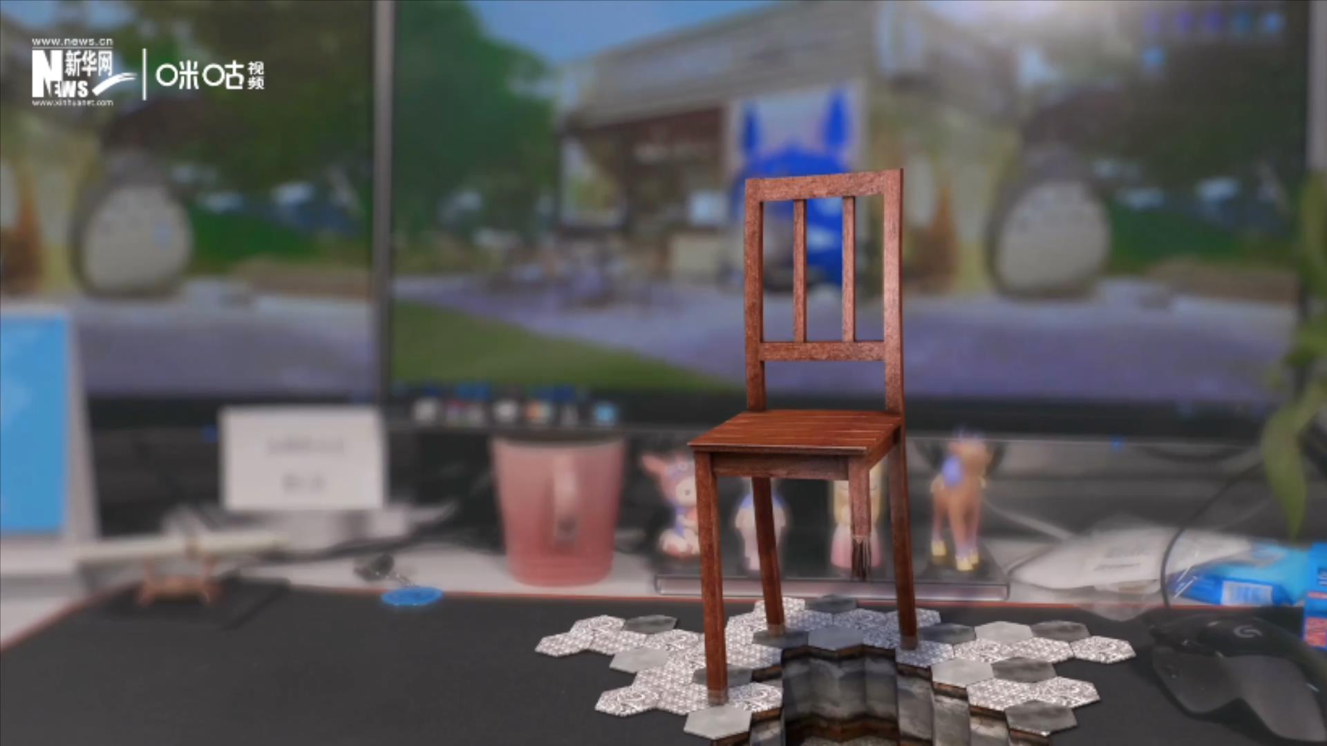 椅子重5噸，高達(dá)12米，椅背有兩層樓高