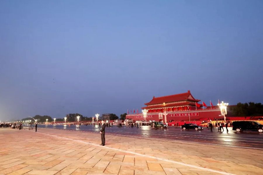 這就是今天早上的北京！