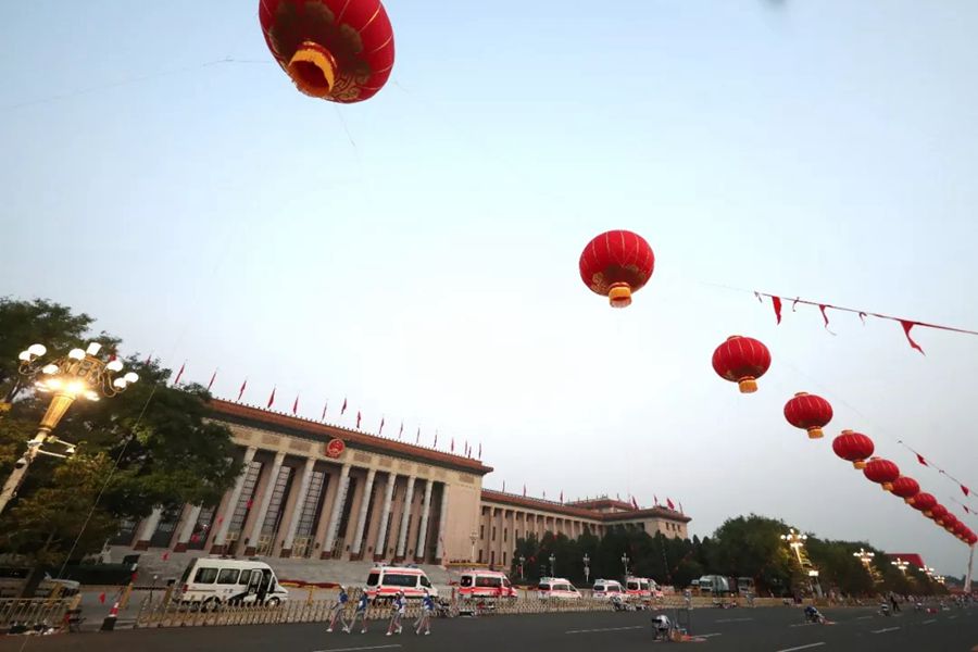 這就是今天早上的北京！