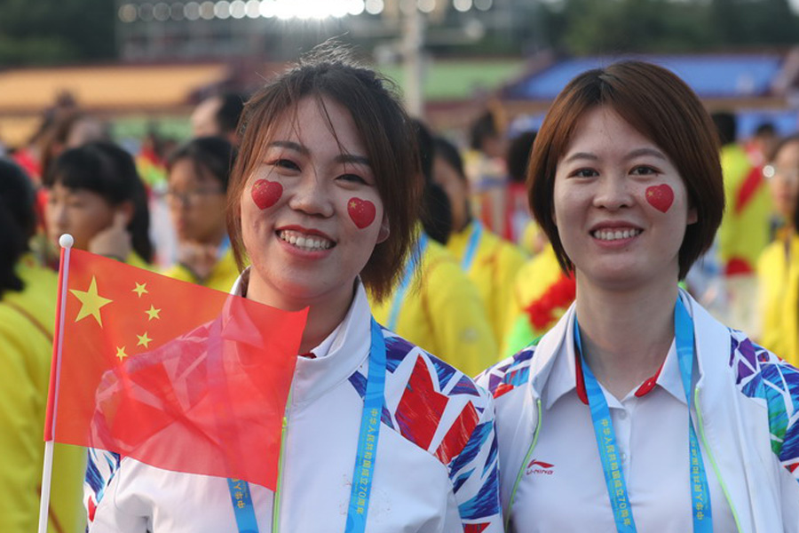 今晚，我們歡聚在天安門廣場