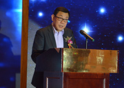 新華網(wǎng)黨組成員、副總裁汪金福致辭