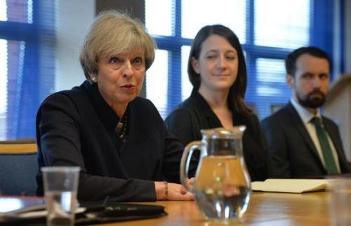 資料圖：英國(guó)首相特蕾莎&middot;梅