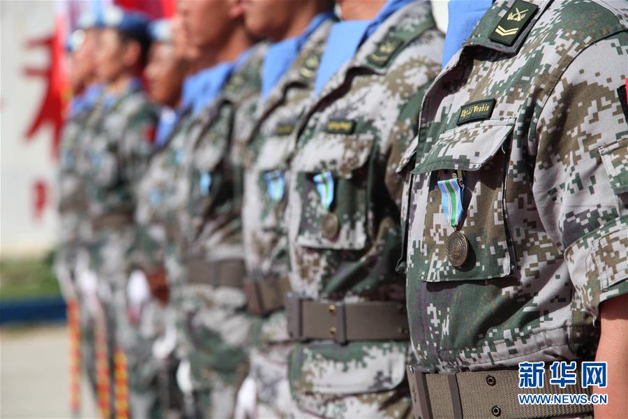 （國際&middot;圖文互動(dòng)）（3）中國赴黎維和官兵榮獲聯(lián)合國&ldquo;和平榮譽(yù)勛章&rdquo;