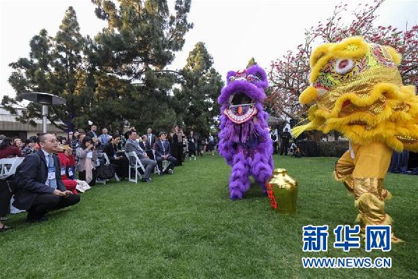 （國際&middot;圖文互動(dòng)）（2）通訊：瞧這一家子舞獅的美國人