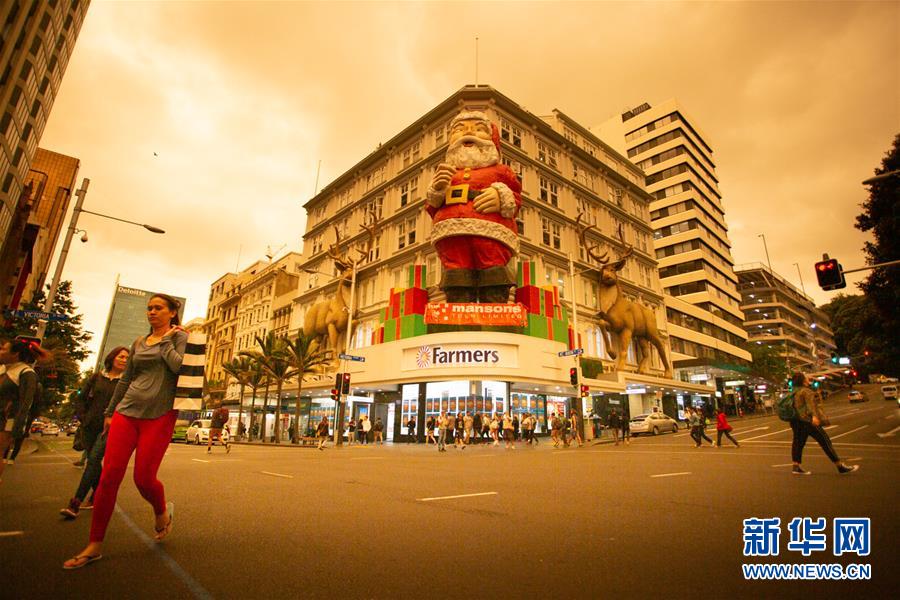 (國際)(8)澳大利亞大火煙塵籠罩新西蘭北島北部