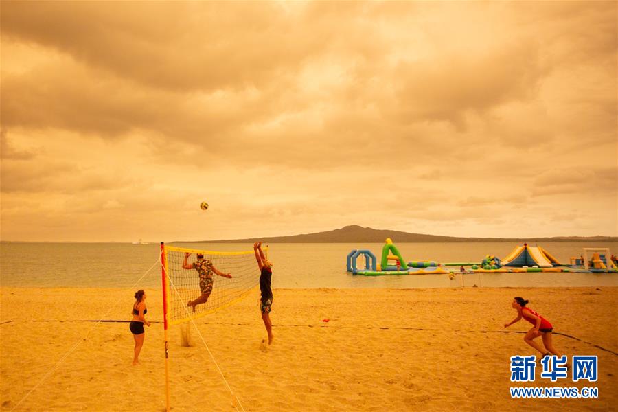 (國際)(7)澳大利亞大火煙塵籠罩新西蘭北島北部