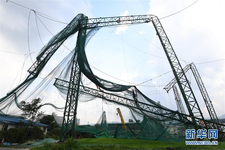 （國際）（6）超強(qiáng)臺(tái)風(fēng)&ldquo;美莎克&rdquo;過境韓國致1死1傷