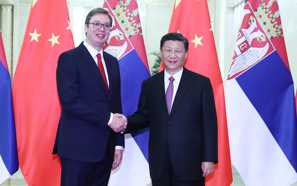 習近平會見塞爾維亞總理、當選總統(tǒng)武契奇
