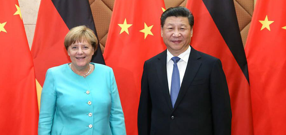 資料：習(xí)近平會(huì)見德國(guó)總理默克爾