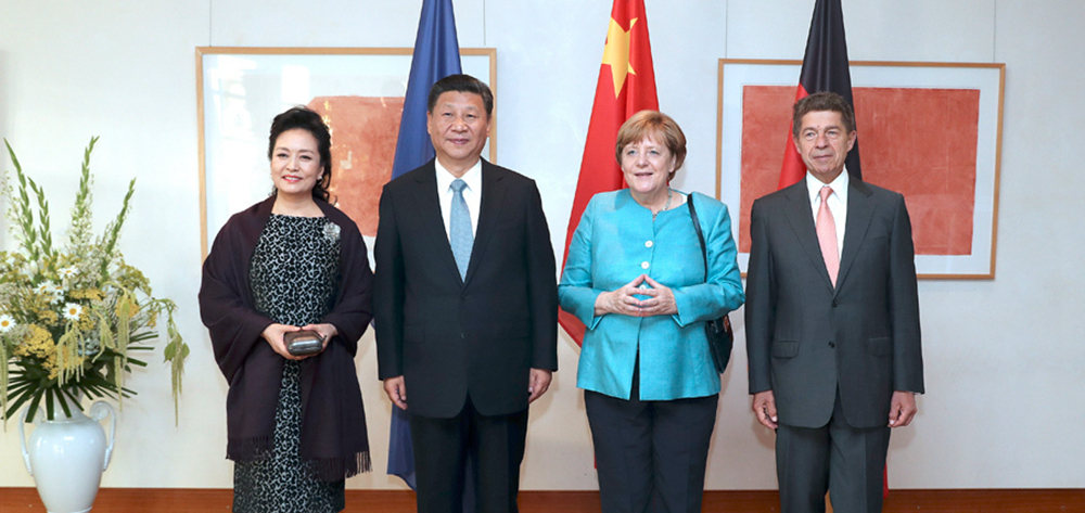 習(xí)近平會(huì)見德國(guó)總理默克爾