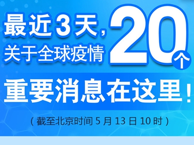 【圖解】最近3天，關(guān)于全球疫情20個(gè)重要消息在這里！