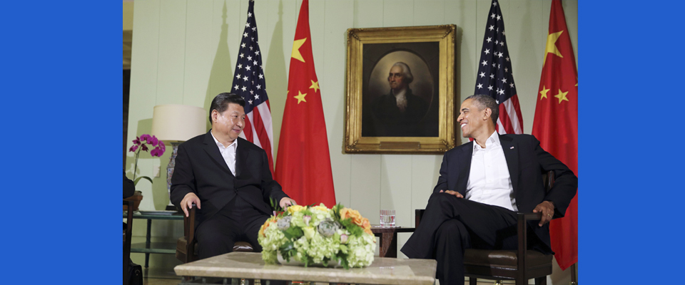 2013年6月，習(xí)近平與美國總統(tǒng)奧巴馬共同會(huì)見記者