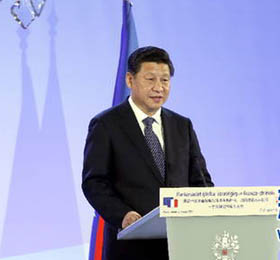 習(xí)近平在中法建交50周年紀念大會上講話